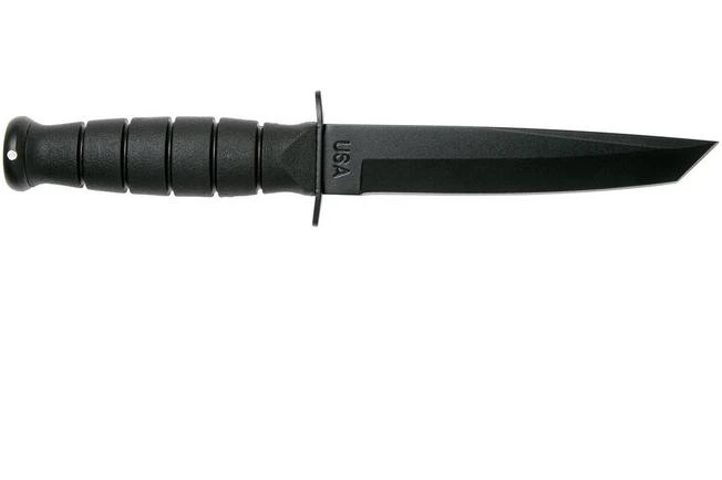 KA-BAR Short Tanto 1254, Cuchillo Fijo, Funda De Cuero 4 KA-BAR Short Tanto 1254, Cuchillo Fijo, Funda De Cuero - Imagen 2