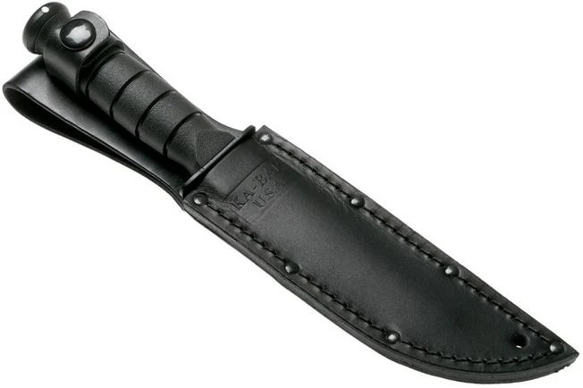 KA-BAR Short Tanto 1254, Cuchillo Fijo, Funda De Cuero 9 KA-BAR Short Tanto 1254, Cuchillo Fijo, Funda De Cuero - Imagen 7