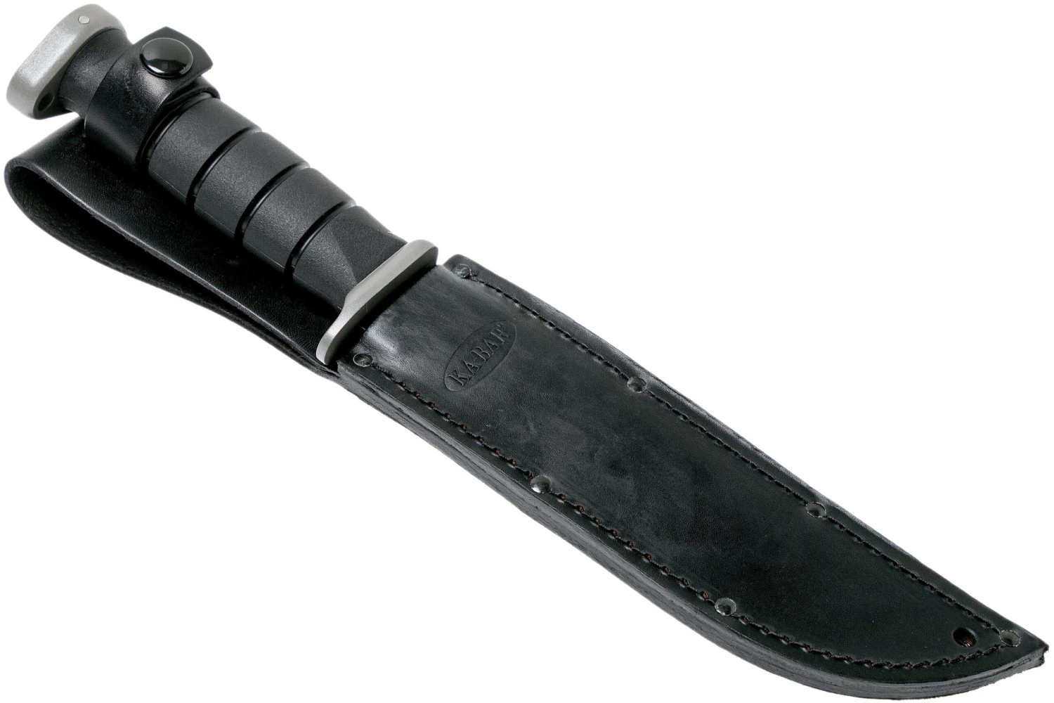 KA-BAR D2 Extreme Fighting Knife 1283, Serrated Blade, Kraton Handle, Funda De Cuero 9 KA-BAR D2 Extreme Fighting Knife 1283, Serrated Blade, Kraton Handle, Funda De Cuero - Imagen 7