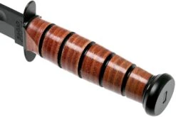 KA-BAR Single Mark 1320 Plain Edge, Cuero, Funda De Cuero -Knives And Tools Comercio KA1320 05 ka bar