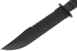 KA-BAR Big Brother 2211 Kraton Parcialmente Dentado, Funda De Cuero -Knives And Tools Comercio KA2211 02 ka bar ka2211 02