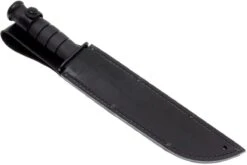 KA-BAR Big Brother 2211 Kraton Parcialmente Dentado, Funda De Cuero -Knives And Tools Comercio KA2211 07 ka bar ka2211 07