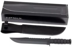KA-BAR Big Brother 2211 Kraton Parcialmente Dentado, Funda De Cuero -Knives And Tools Comercio KA2211 09 ka bar ka2211 09