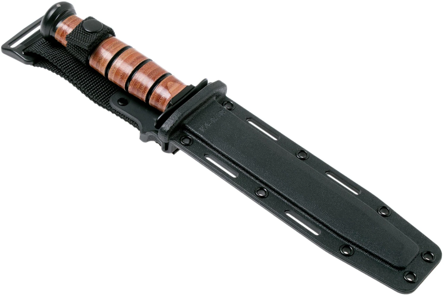KA-BAR USMC 5017 Borde Liso, Cuero, Funda De Plástico 8 KA-BAR USMC 5017 Borde Liso, Cuero, Funda De Plástico - Imagen 6