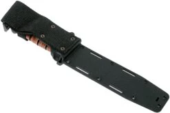 KA-BAR USMC 5018 Parcialmente Dentado, Mango De Cuero, Funda De Plástico -Knives And Tools Comercio KA5018 08 ka bar