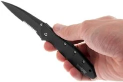 Kershaw Leek 1660CKTST Dentado, Negro 18 Kershaw Leek 1660CKTST Dentado, Negro -Knives And Tools Comercio KE1660CKTST 08 kershaw leek ke1660cktst 08