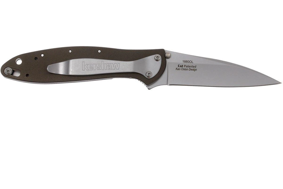 Kershaw Leek 1660OL Plain Edge, Verde 3 Kershaw Leek 1660OL Plain Edge, Verde