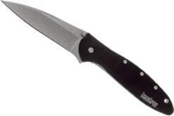 Kershaw Leek 1660SWBLK Stonewashed, Negro -Knives And Tools Comercio KE1660SWBLK 02 kershaw leek ke1660swblk 02