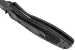 Kershaw 1670GBBLKST Blur Black Parcialmente Dentado -Knives And Tools Comercio KE1670GBBLKST 06 kershaw blur ke1670gbblkst 06