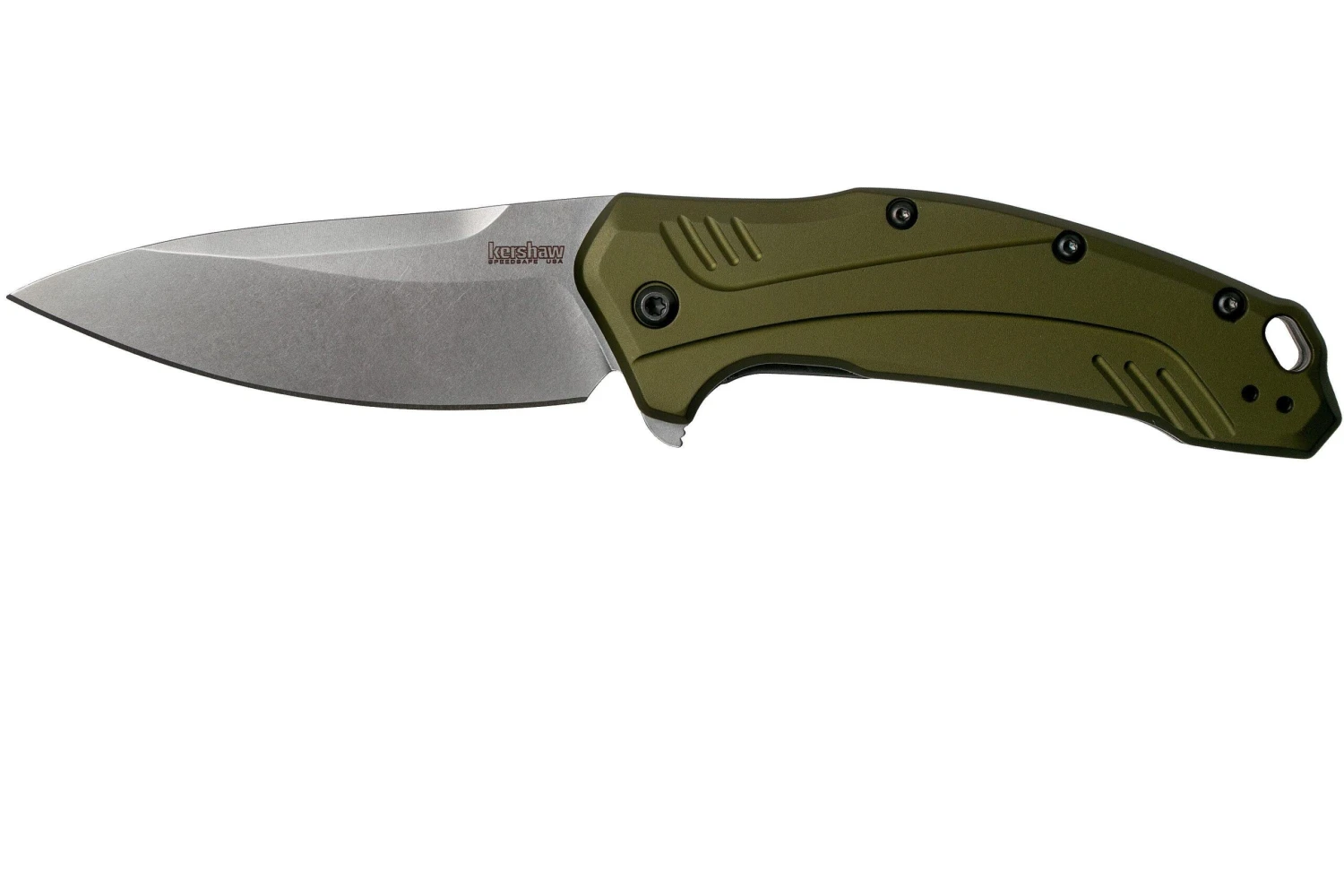 Kershaw Link Olive 1776OLSW CPM 20CV Navaja, Mango De Aluminio 3 Kershaw Link Olive 1776OLSW CPM 20CV Navaja, Mango De Aluminio