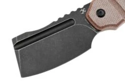 Kansept Korvid S G2030A4 Blackwashed 14C28N, Brown Micarta, Cuchillo Fijo, Diseño De Justin Koch 11 Kansept Korvid S G2030A4 Blackwashed 14C28N, Brown Micarta, Cuchillo Fijo, Diseño De Justin Koch -Knives And Tools Comercio KSG2030A4 03 kansept