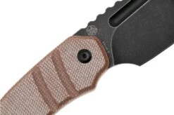 Kansept Korvid S G2030A4 Blackwashed 14C28N, Brown Micarta, Cuchillo Fijo, Diseño De Justin Koch 13 Kansept Korvid S G2030A4 Blackwashed 14C28N, Brown Micarta, Cuchillo Fijo, Diseño De Justin Koch -Knives And Tools Comercio KSG2030A4 05 kansept