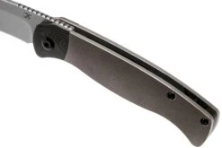 Kansept Muijr K1014A2 Orange Peel Titanium, Carbon Fibre Navaja, Dirk Pinkerton Design -Knives And Tools Comercio KSK1014A2 07 kansept knives