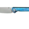 Kansept Bulldozer K1028A3 Stonewashed CPM-20CV, Blue Timascus Navaja, Diseño Kim Ning -Knives And Tools Comercio KSK1028A3 01 kansept