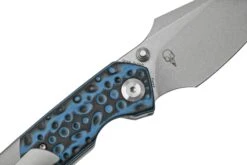 Kansept Fenrir K1034A3 Stonewashed, Black & Blue G10 Navaja, Diseño Greg Schob -Knives And Tools Comercio KSK1034A3 05 kansept