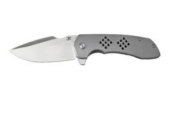 Kansept Entity K1036A1 Satin, Bead Blasted Titanium Navaja, Diseño Nalu Knives