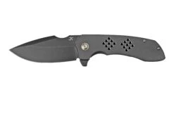 Kansept Entity K1036A2 Black, Silicon Carbided Titanium Navaja, Diseño Nalu Knives