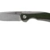 Kansept Mini Accipiter K2007A1 Titanium, Green Micarta Inlay Navaja, Kim Ning Design -Knives And Tools Comercio KSK2007A1 01 kansept knives