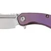 Kansept Mini Korvid K3030A4 Satin CPM-S35VN, Purple Titanium Navaja, Diseño Justin Koch -Knives And Tools Comercio KSK3030A4 01 kansept
