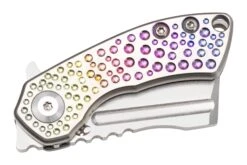 Kansept Mini Korvid K3030A5 Stonewashed CPM-S35VN, Gradient Titanium Navaja, Diseño Justin Koch -Knives And Tools Comercio KSK3030A5 04 kansept