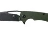 Kansept Kryo T1001A4 D2, Green Micarta Navaja, Kim Ning Design
