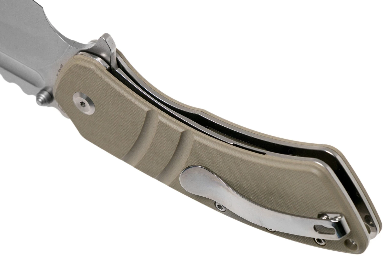 Kansept XL Korvid T1030A5 Satin, Sand G10 Navaja, Justin Koch Design 7 Kansept XL Korvid T1030A5 Satin, Sand G10 Navaja, Justin Koch Design - Imagen 5