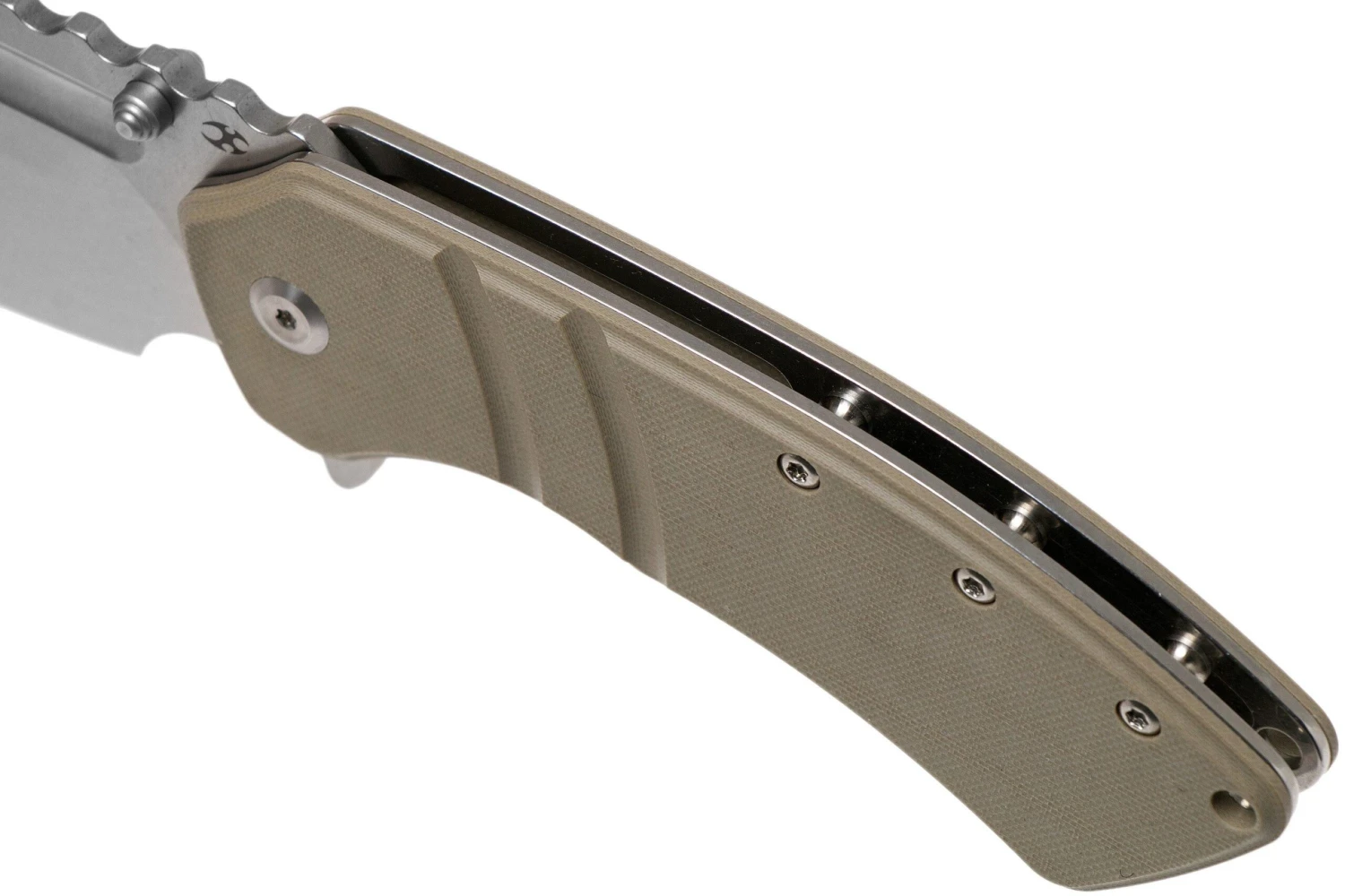 Kansept XL Korvid T1030A5 Satin, Sand G10 Navaja, Justin Koch Design 9 Kansept XL Korvid T1030A5 Satin, Sand G10 Navaja, Justin Koch Design - Imagen 7