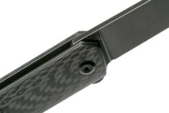 Kansept Foosa T2020T3 Black, Twill Carbon Fibre Navaja, Rolf Helbig Design -Knives And Tools Comercio KST2020T3 06 kansept knives
