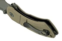 Kansept Korvid M T2030A2 Black, Sand G10 Navaja, Diseño Justin Koch -Knives And Tools Comercio KST2030A2 04 kansept