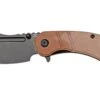 Kansept Korvid M T2030A5 Black, Brown Micarta G10 Navaja, Diseño Justin Koch -Knives And Tools Comercio KST2030A5 01 kansept