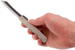 Higonokami Navaja 7,4 Cm KT-HIGO-SPE1, SK-acero Al Carbono, Silver/gold -Knives And Tools Comercio KT HIGO SPE1 08 higonokami kt higo spe1 08