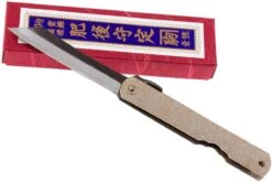 Higonokami Navaja 7,4 Cm KT-HIGO-SPE1, SK-acero Al Carbono, Silver/gold -Knives And Tools Comercio KT HIGO SPE1 09 higonokami kt higo spe1 09