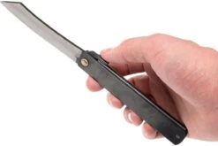 Higonokami Navaja 9,2 Cm HIGO05BL, Acero Al Carbono, Negro -Knives And Tools Comercio KT HIGO05BL 07 higonokami kt higo05bl 07
