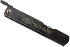 Higonokami Navaja 7,4 Cm KT-HIGO07BL, SK-acero Al Carbono, Negro -Knives And Tools Comercio KT HIGO07BL 04 higonokami kt higo07bl 04