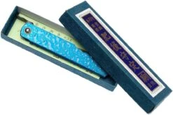 Higonokami Navaja 7,3 Cm HIGO28, Blue Paper Steel, Azul 17 Higonokami Navaja 7,3 Cm HIGO28, Blue Paper Steel, Azul -Knives And Tools Comercio KT HIGO28 08 higonokami kt higo28 08