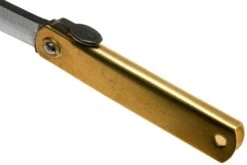 Higonokami Navaja 5 Cm HIGO75BRS, SK-acero Al Carbono, Latón -Knives And Tools Comercio KT HIGO75BRS 07 higonokami