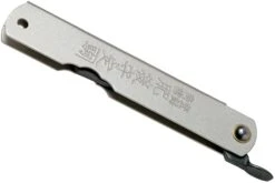 Higonokami Navaja 7,3 Cm HIGOC10B, Blue Paper Steel, Silver Matte Steel 13 Higonokami Navaja 7,3 Cm HIGOC10B, Blue Paper Steel, Silver Matte Steel -Knives And Tools Comercio KT HIGOC10B 04 higonokami