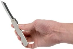 Higonokami Navaja 7,3 Cm HIGOC10B, Blue Paper Steel, Silver Matte Steel 16 Higonokami Navaja 7,3 Cm HIGOC10B, Blue Paper Steel, Silver Matte Steel -Knives And Tools Comercio KT HIGOC10B 07 higonokami