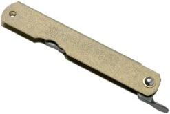 Higonokami Navaja 7,3 Cm HIGOC1B, Blue Paper Steel, Bronze Finished Steel -Knives And Tools Comercio KT HIGOC1B 04 higonokami