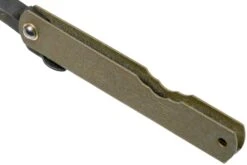 Higonokami Navaja 7,3 Cm HIGOC1B, Blue Paper Steel, Bronze Finished Steel -Knives And Tools Comercio KT HIGOC1B 05 higonokami