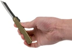 Higonokami Navaja 7,3 Cm HIGOC1B, Blue Paper Steel, Bronze Finished Steel -Knives And Tools Comercio KT HIGOC1B 07 higonokami