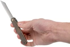 Higonokami Navaja 7,3 Cm HIGOC2, Blue Paper Steel, Brown Black Glitter -Knives And Tools Comercio KT HIGOC2 07 higonokami