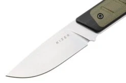 Kizer Smolt 1063A6 Satin 14C28N, Black G10 Green Micarta, Cuchillo Fijo, Diseño De Jonathan Styles -Knives And Tools Comercio KZ1063A6 03 kizer
