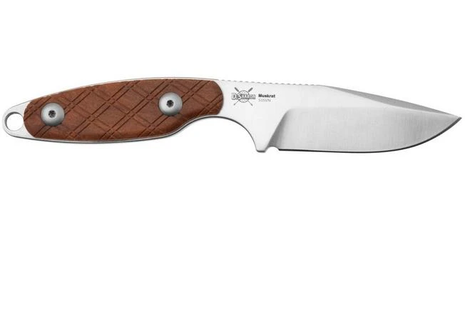 Kizer Vanguard Muskrat 1064A2, Stonewashed S35VN, Mkuruti Wood Cuchillo Fijo, Derek Sharon Design 4 Kizer Vanguard Muskrat 1064A2, Stonewashed S35VN, Mkuruti Wood Cuchillo Fijo, Derek Sharon Design - Imagen 2