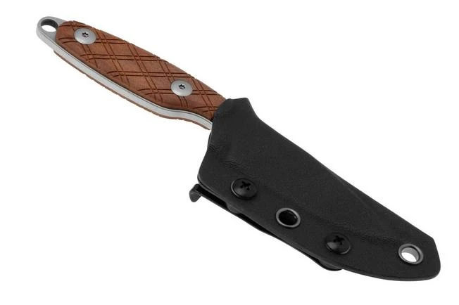 Kizer Vanguard Muskrat 1064A2, Stonewashed S35VN, Mkuruti Wood Cuchillo Fijo, Derek Sharon Design 8 Kizer Vanguard Muskrat 1064A2, Stonewashed S35VN, Mkuruti Wood Cuchillo Fijo, Derek Sharon Design - Imagen 6