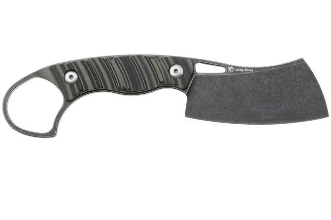 Kizer Little Rhino 1065A3, Black D2, Olive Green/Black G10 Cuchillo Fijo, Diseño De Kapuscinski Giedymin 4 Kizer Little Rhino 1065A3, Black D2, Olive Green/Black G10 Cuchillo Fijo, Diseño De Kapuscinski Giedymin - Imagen 2