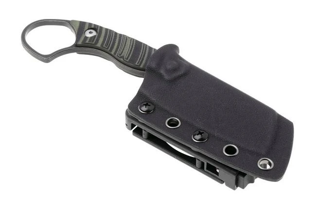 Kizer Little Rhino 1065A3, Black D2, Olive Green/Black G10 Cuchillo Fijo, Diseño De Kapuscinski Giedymin 8 Kizer Little Rhino 1065A3, Black D2, Olive Green/Black G10 Cuchillo Fijo, Diseño De Kapuscinski Giedymin - Imagen 6