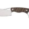 Kizer Little Rhino 1065A4, Stonewashed AEB-L, Burlap Micarta Cuchillo Fijo, Diseño De Kapuscinski Giedymin