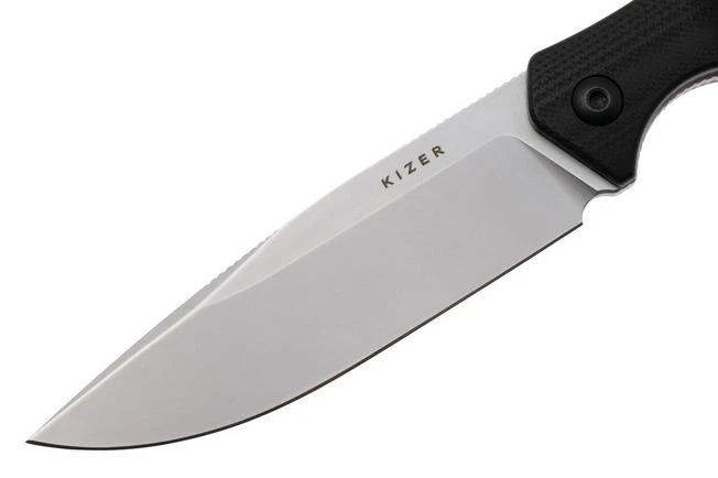 Kizer Militaw KZ1067A2 Satin Nitro-V, Blacck G10, Natural Micarta Inlay, Cuchillo Fijo, Jonathan Styles Design 5 Kizer Militaw KZ1067A2 Satin Nitro-V, Blacck G10, Natural Micarta Inlay, Cuchillo Fijo, Jonathan Styles Design - Imagen 3