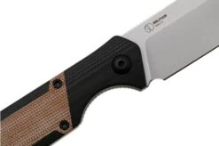 Kizer Militaw KZ1067A2 Satin Nitro-V, Blacck G10, Natural Micarta Inlay, Cuchillo Fijo, Jonathan Styles Design 13 Kizer Militaw KZ1067A2 Satin Nitro-V, Blacck G10, Natural Micarta Inlay, Cuchillo Fijo, Jonathan Styles Design -Knives And Tools Comercio KZ1067A2 05 kizer